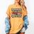 Reading Bookmarks Are For Quitters Reader Book Lovers Women's Comfort Colors T-Shirt Mustard