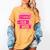 Reading Books Its Book Fair Week Women's Comfort Colors T-Shirt Mustard