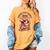 Reading Is My Favorite Sport Cat And Book Lover Women Women's Comfort Colors T-Shirt Mustard