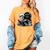 READING IN PEACE RIP Introvert Skeleton Read Book Meme Women's Comfort Colors T-Shirt Mustard READING IN PEACE RIP Introvert Skeleton Read Book Meme Women's Comfort Colors T-Shirt Mustard