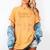 Reading Is Self Care Mental Health Read More Book Women's Comfort Colors T-Shirt Mustard