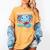 Readsolotl Blue Kawaii Axolotl Book Lover Reading Retro Women's Comfort Colors T-Shirt Mustard