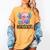 Readsolotl Cute Axolotl Reading Book Kawaii Pink Aesthetic Women's Comfort Colors T-Shirt Mustard