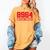 Red 8964 Never Forget Memory Self-Defense Protection Women's Comfort Colors T-Shirt Mustard