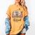 Retired 2025 A New Chapter Begins Retirement Teacher Book Women's Comfort Colors T-Shirt Mustard