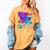 Retro 1980s 80's Baby 1990s 90's Made Me Nostalgia Birthday Women's Comfort Colors T-Shirt Mustard