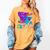 Retro 1980s 80's Baby 1990s 90's Made Me Nostalgia Birthday Women's Comfort Colors T-Shirt Mustard
