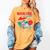 Retro Book Girl Summer For Women Beach Reading Women's Comfort Colors T-Shirt Mustard Retro Book Girl Summer For Women Beach Reading Women's Comfort Colors T-Shirt Mustard