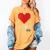 Retro Gamer 1 Life Pixel Heart – 8-Bit Gaming Nostalgia Women's Comfort Colors T-Shirt Mustard