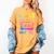 Retro Girls Just Wanna Have Fun Nostalgia 1980s 80's Premium Tri-Blend Women's Comfort Colors T-Shirt Mustard