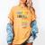 Retro Librarian Book Reader Library Book Reading Women's Comfort Colors T-Shirt Mustard