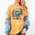 Retro Old Cassette Tape Cartoon With Walker Nostalgia Women's Comfort Colors T-Shirt Mustard