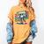 Retro Old Cassette Tape Cartoon With Walker Nostalgia Women's Comfort Colors T-Shirt Mustard