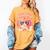 Retro Read Your Heart Out Valentine's Day Teacher Book Lover Women's Comfort Colors T-Shirt Mustard