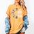 Retro So Many Books Little Time Book Clock Reading Women's Comfort Colors T-Shirt Mustard