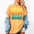 Retro Never Underestimate The Power Of a Boy With a Book Women's Comfort Colors T-Shirt Mustard