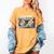 Rewind Cassette Tape Nostalgia 80s 90s Retro Music Lover Women's Comfort Colors T-Shirt Mustard