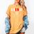 RN Nursing Student Graduation EaRNed It Women's Comfort Colors T-Shirt Mustard