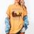 Santa Has The Right Idea Introvert Christmas Women's Comfort Colors T-Shirt Mustard