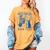 Sarcastic Anti Social Book Club Cat Skull Book Lover Women's Comfort Colors T-Shirt Mustard Sarcastic Anti Social Book Club Cat Skull Book Lover Women's Comfort Colors T-Shirt Mustard
