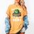 Save The Earth It’s The Only Planet With Books Women's Comfort Colors T-Shirt Mustard