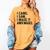I Came I Saw I Made It Awkward Introvert Humor Quote Women's Comfort Colors T-Shirt Mustard