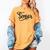 That Says Senior Cursive Script Graduation Women's Comfort Colors T-Shirt Mustard