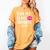 Sen18r Shirt Senior 2018 Graduation Kiss Lips Women's Comfort Colors T-Shirt Mustard