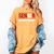 Senior 2018 Valedictorian School Colors Graduation Women's Comfort Colors T-Shirt Mustard