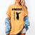 Senior 2019 Grad College High School Graduation Women's Comfort Colors T-Shirt Mustard