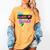 Senior 2023 Graduation Class Of 2023 Retro 90's Graduation Women's Comfort Colors T-Shirt Mustard