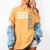Senior 2024 Class Of 2024 Seniors Graduation 2024 Senior 24 Women's Comfort Colors T-Shirt Mustard