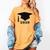 SENIOR 2025 Cute Graduation Class Of 2025 Graduate Women's Comfort Colors T-Shirt Mustard