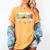 Senior 2025 Graduation My Last First Day Of Class Of 2025 Women's Comfort Colors T-Shirt Mustard