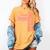 Senior 2026 Class Of 2026 Coquette Bow Graduation 2026 Women's Comfort Colors T-Shirt Mustard