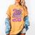 Senior 2026 Graduation Girls Coquette Pink Bow Class Of 2026 Premium Women's Comfort Colors T-Shirt Mustard