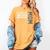 Senior Class Of 2022 Mom Graduation Women's Comfort Colors T-Shirt Mustard