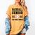 Senior Class Of 2025 Baseball Senior Night Graduation Party Women's Comfort Colors T-Shirt Mustard