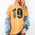 Senior Floral Class Of 2019 Shirt Graduation Idea Women's Comfort Colors T-Shirt Mustard
