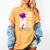 Senior Graduation 2020 Got My Dip-Llama Diploma Llama Pun Women's Comfort Colors T-Shirt Mustard