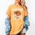Senior Mom Class Of 2026 Coquette Bow Basketball Graduation Women's Comfort Colors T-Shirt Mustard