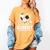 Senior Mommy Class Of 2026 Soccer Graduation Heart Premium Tri-Blend Women's Comfort Colors T-Shirt Mustard