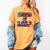 Senior Year 2022 Class Of 2022 Graduation Tie Dye Groovy Women's Comfort Colors T-Shirt Mustard