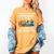 Sewing Reading Books Drinking Tea Sew Sewist Women's Comfort Colors T-Shirt Mustard