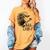 Sheep Baa Crow Caw Back Off Pun Tee For Introverts & Teens Women's Comfort Colors T-Shirt Mustard