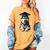 Siberian Husky Dog Graduation Cap Training School Graduate Men Women Kids Women's Comfort Colors T-Shirt Mustard