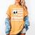 Skeleton Coffee Lover Introvert Women's Comfort Colors T-Shirt Mustard