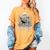 Skeleton Reading Book Anxious Stressed True Crime Obsessed Women's Comfort Colors T-Shirt Mustard