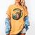 Sloth Reading a Book Lazy Sloth Bookworm Women's Comfort Colors T-Shirt Mustard