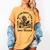 Smut Reader Skeleton Book Lover Dark Humor Art Premium Tri-Blend Women's Comfort Colors T-Shirt Mustard